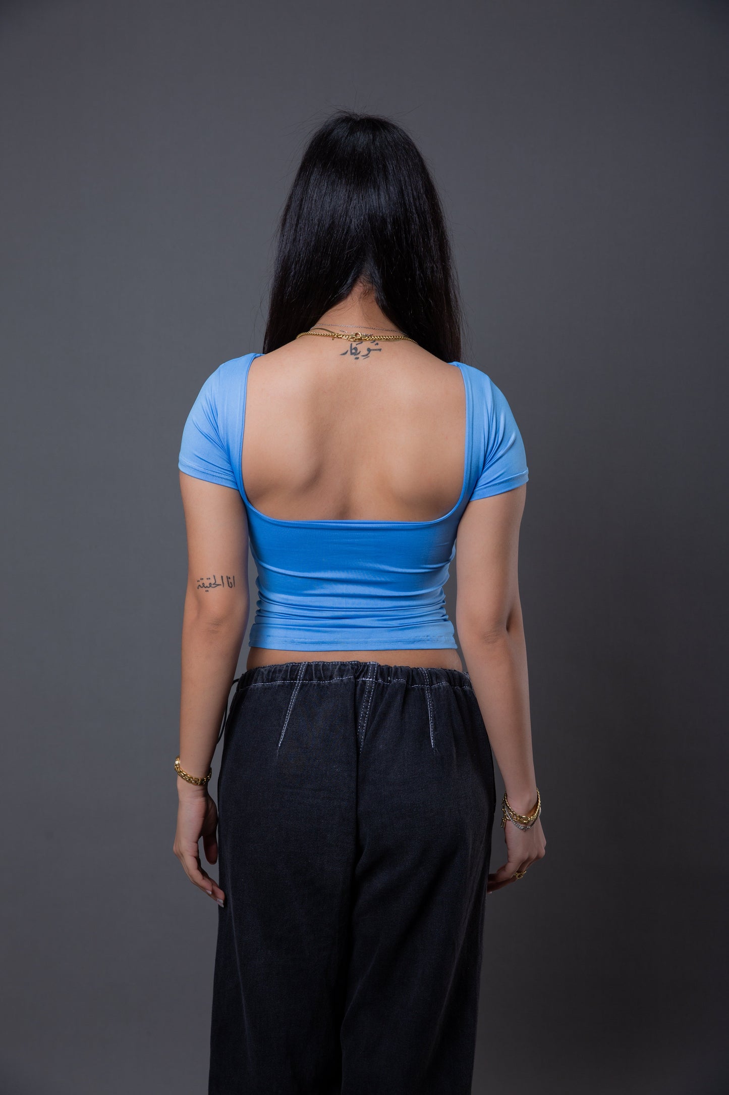 Backless Ray Top