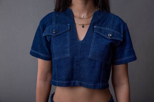 Bella jeans top